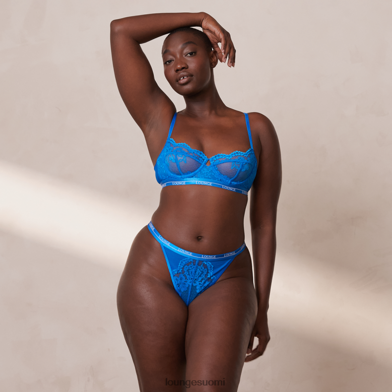 Lounge blossom parveke rintaliivit & stringit koboltinsininen alusvaatteet naiset D46R269