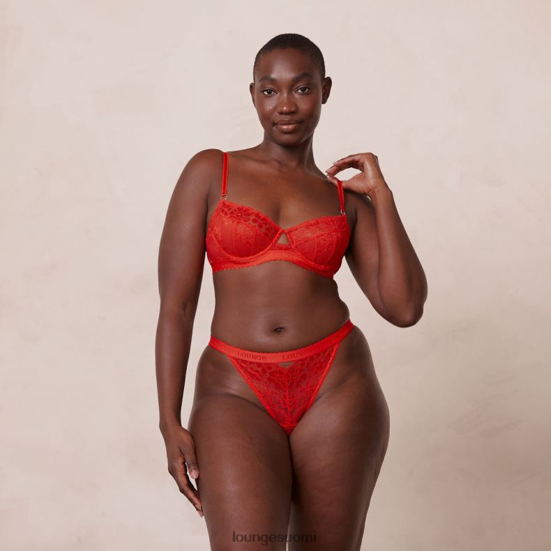 Lounge flair parvekeliivit & stringit/housutsetti punainen alusvaatteet naiset D46R26113