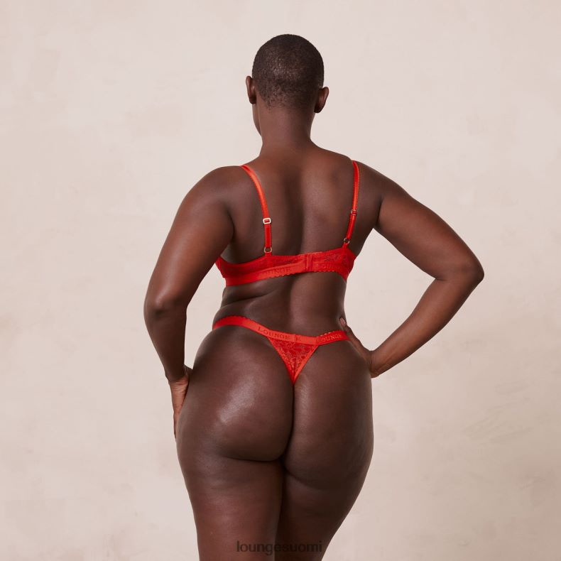 Lounge flair parvekeliivit & stringit/housutsetti punainen alusvaatteet naiset D46R26113