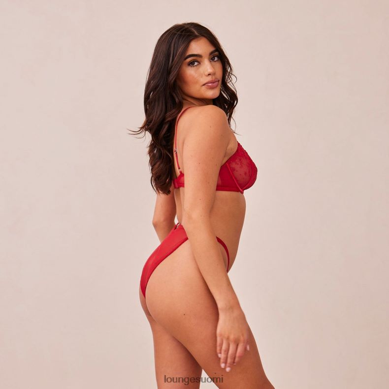 Lounge flirt parveke rintaliivit & g-string/housut setti kastanjanruskea alusvaatteet naiset D46R26132