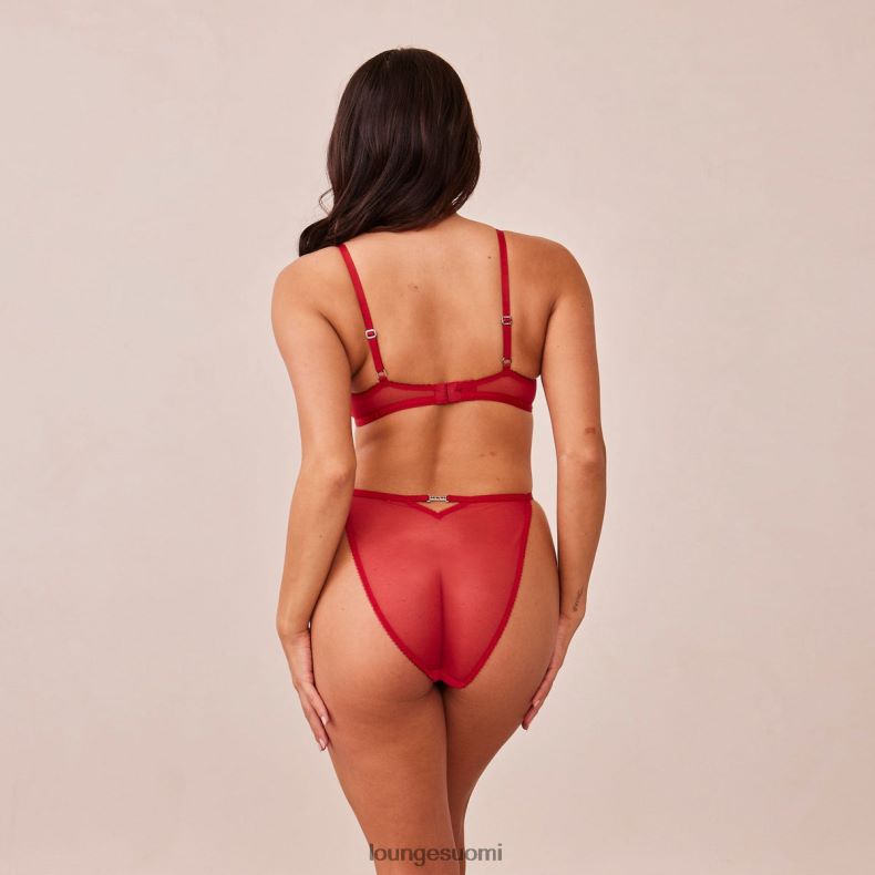 Lounge flirt parveke rintaliivit & g-string/housut setti kastanjanruskea alusvaatteet naiset D46R26132