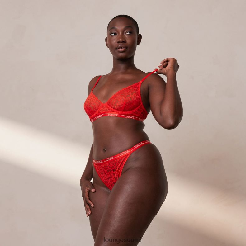 Lounge parvekeliivit & stringit punainen alusvaatteet naiset D46R268
