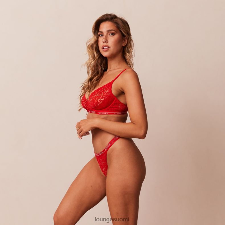Lounge parvekeliivit & stringit punainen alusvaatteet naiset D46R268