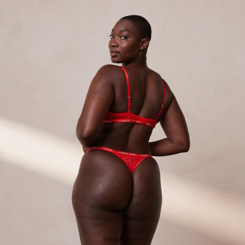 Lounge parvekeliivit & stringit punainen alusvaatteet naiset D46R268