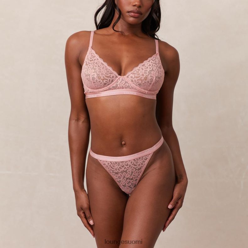 Lounge parvekeliivit & stringit vaaleanpunainen alusvaatteet naiset D46R2678