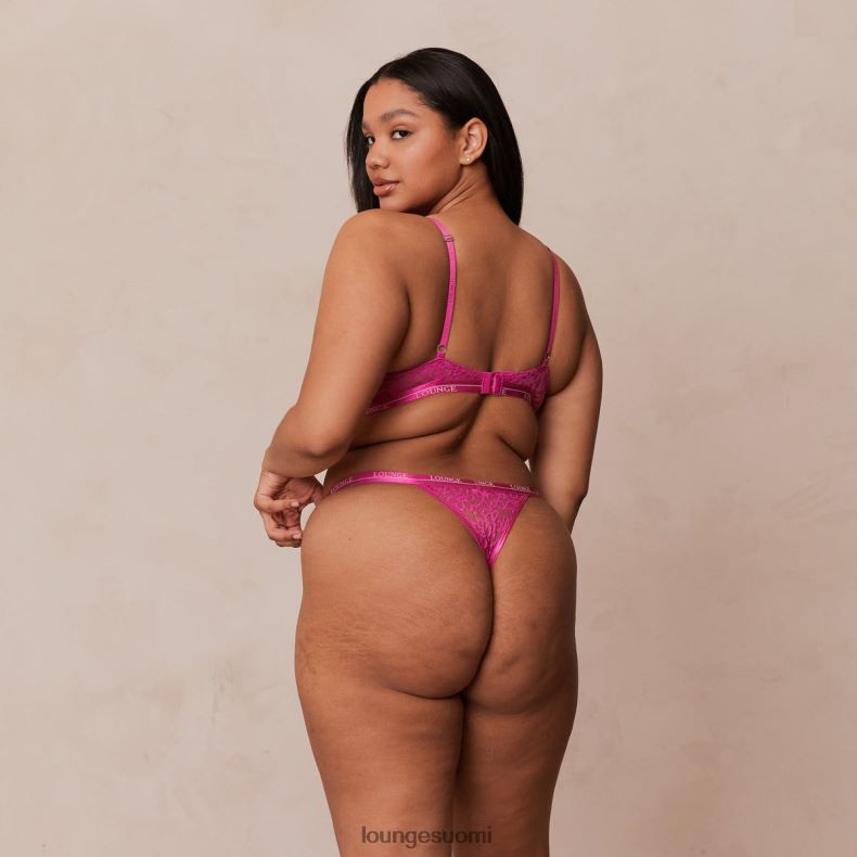 Lounge parvekeliivit & stringit vadelma alusvaatteet naiset D46R2674