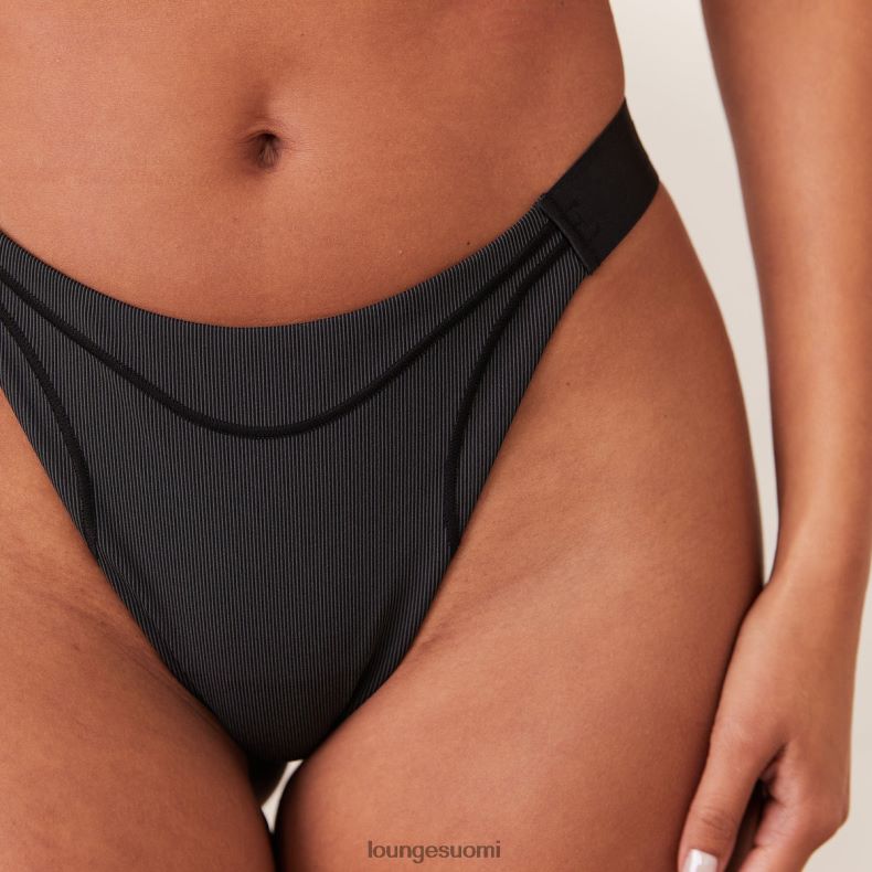 Lounge resori mindful-rintaliivit & stringit/housutsetti musta alusvaatteet naiset D46R26165