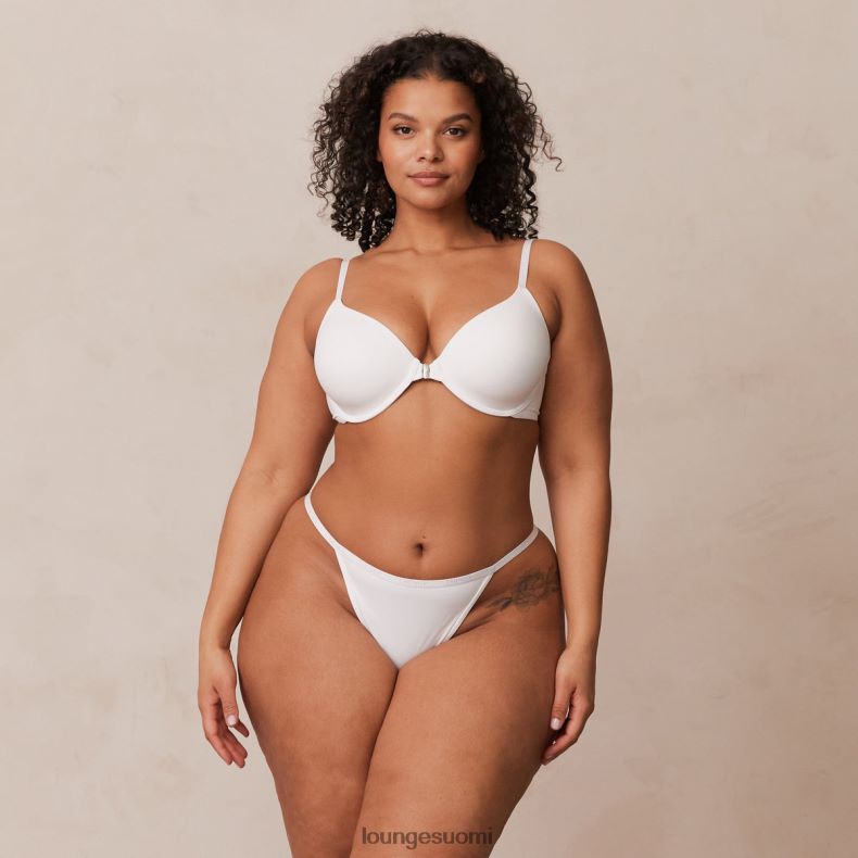 Lounge sileä etukiinnitys t-paitarintaliivit & stringit/housut valkoinen alusvaatteet naiset D46R26164