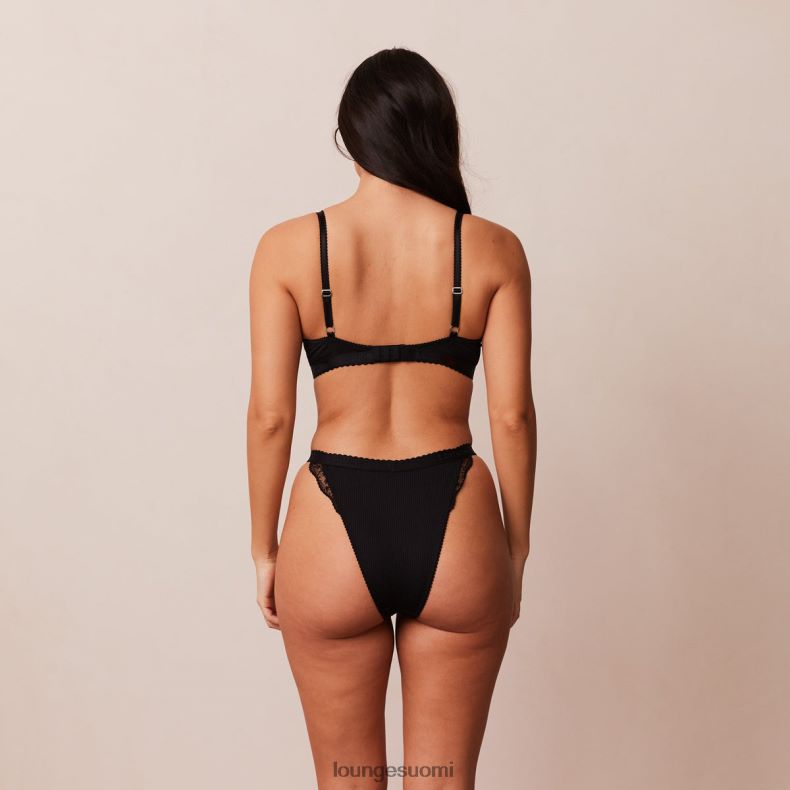 Lounge uurretut parvekeliivit & stringit/housutsetti musta alusvaatteet naiset D46R2673