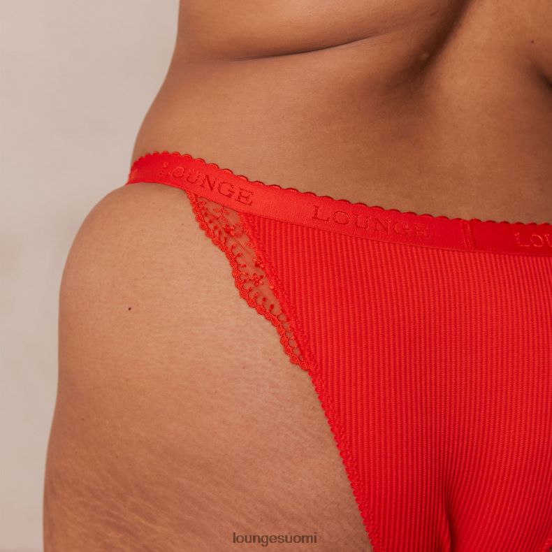 Lounge uurretut parvekeliivit & stringit/housutsetti punainen alusvaatteet naiset D46R26131