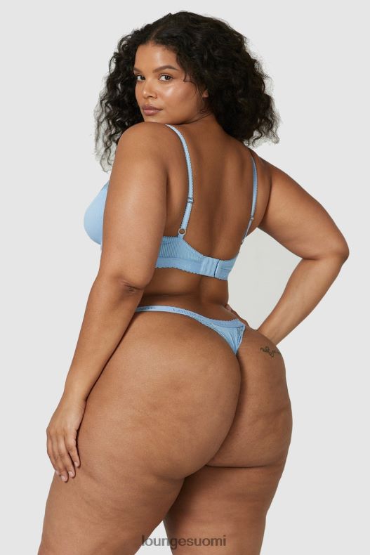 Lounge uurretut parvekeliivit & stringit/housutsetti sininen alusvaatteet naiset D46R2689