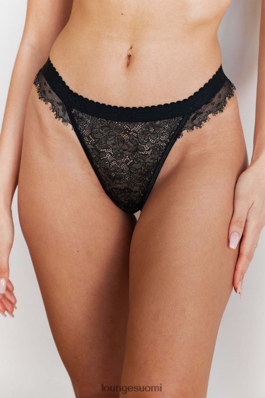 Lounge halu remmi musta alusvaatteet naiset D46R26599