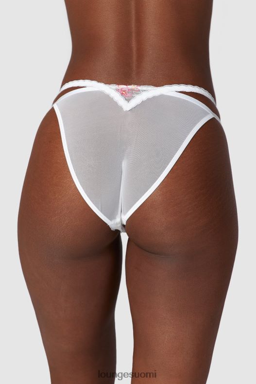 Lounge hienot brodeeratut alushousut valkoinen alusvaatteet naiset D46R26282