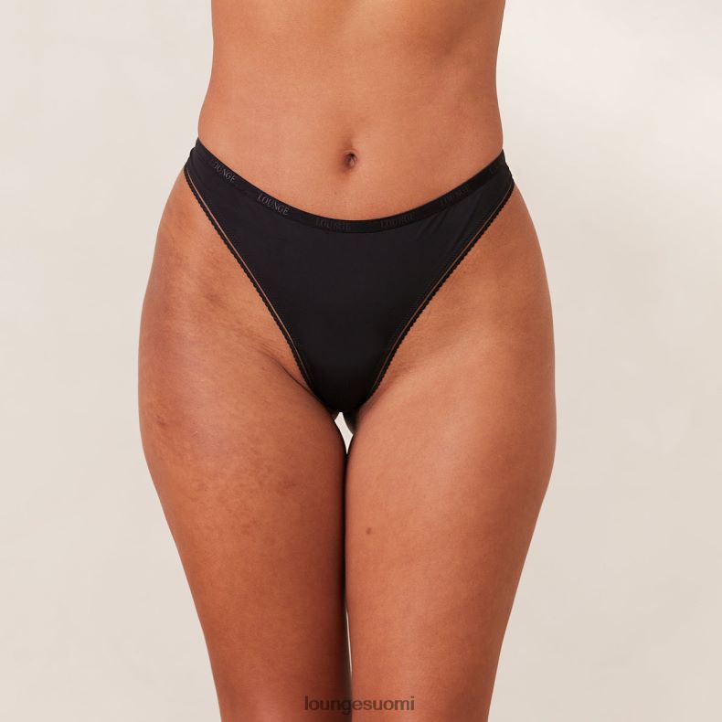 Lounge mukavuusremmi musta alusvaatteet naiset D46R26448