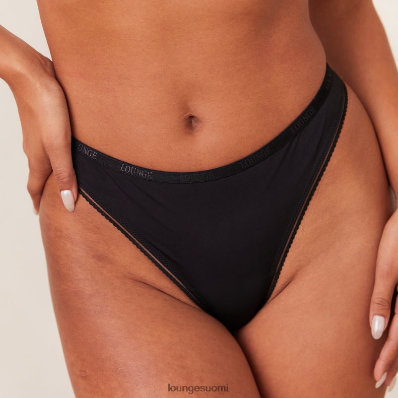Lounge mukavuusremmi musta alusvaatteet naiset D46R26448