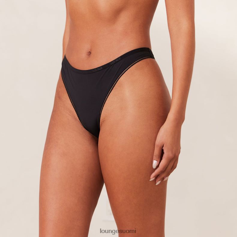 Lounge mukavuusremmi musta alusvaatteet naiset D46R26448