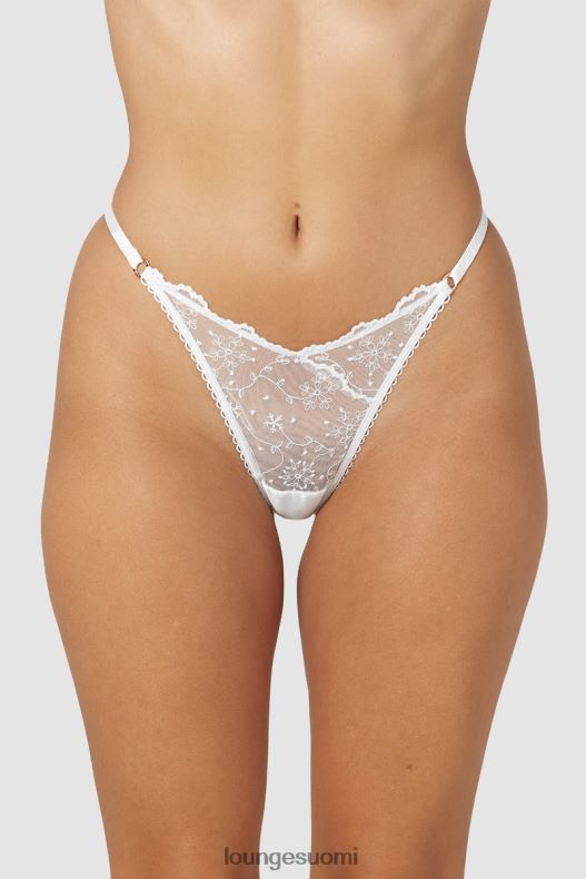 Lounge ohuet, avoimet selkähousut valkoinen alusvaatteet naiset D46R26255