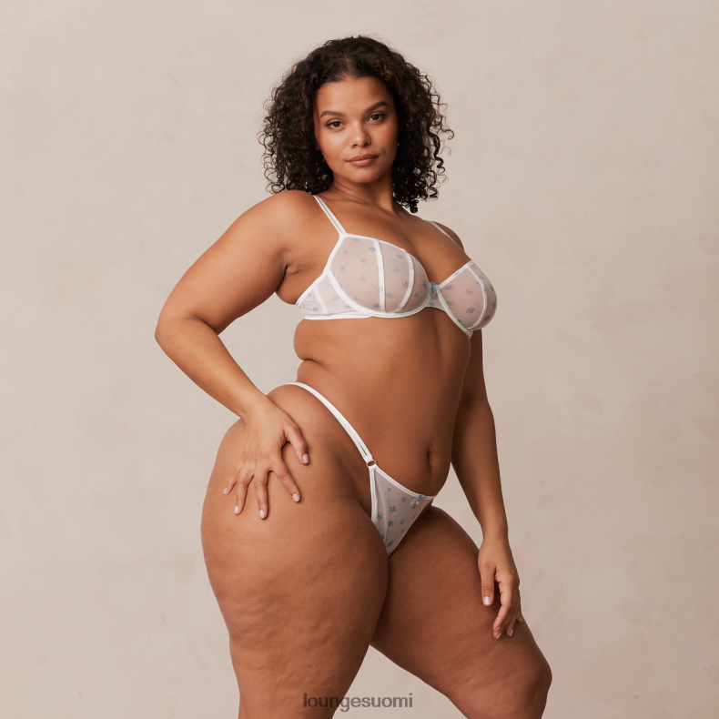 Lounge perrie intiimi setti valkoinen alusvaatteet naiset D46R26266