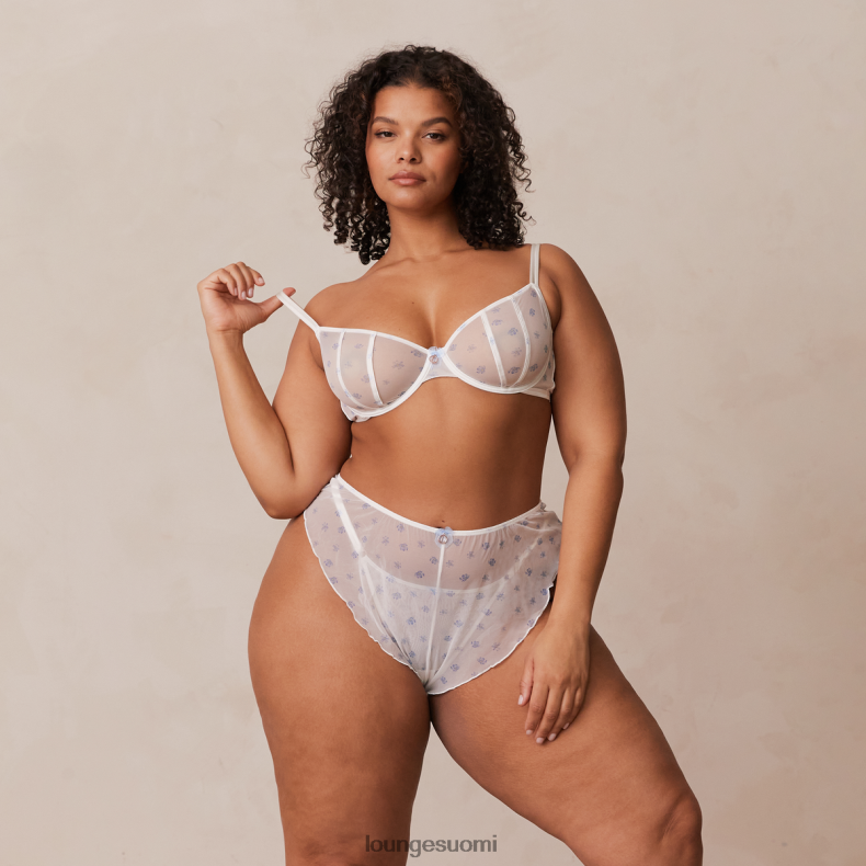 Lounge perrie intiimi setti valkoinen alusvaatteet naiset D46R26266