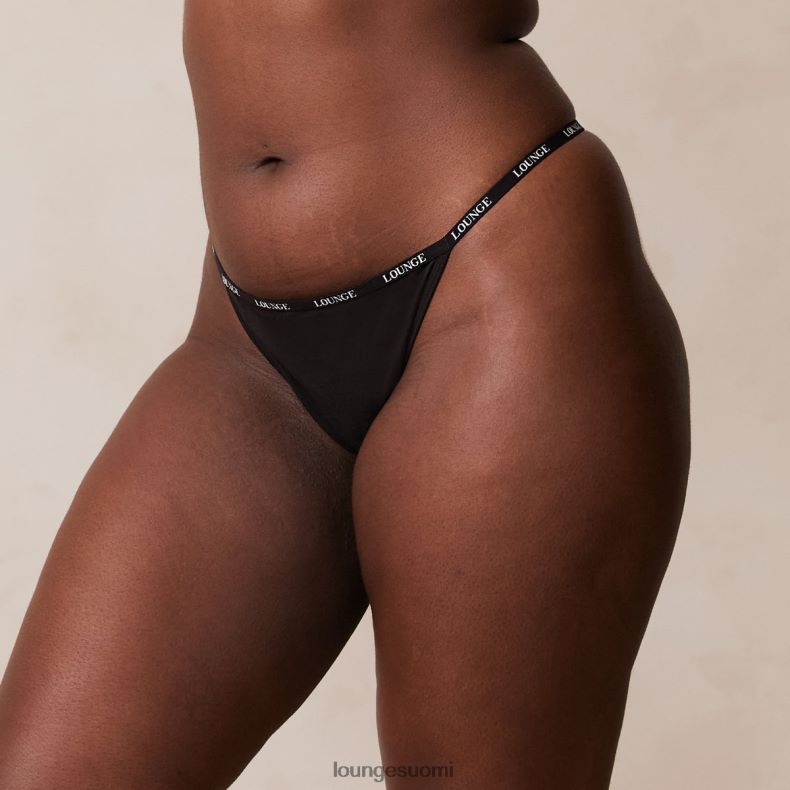 Lounge sileä remmi musta alusvaatteet naiset D46R26700