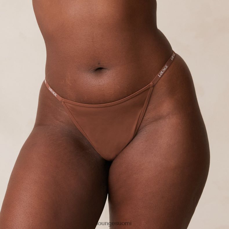 Lounge sileät klassiset stringit kastanja alusvaatteet naiset D46R26555