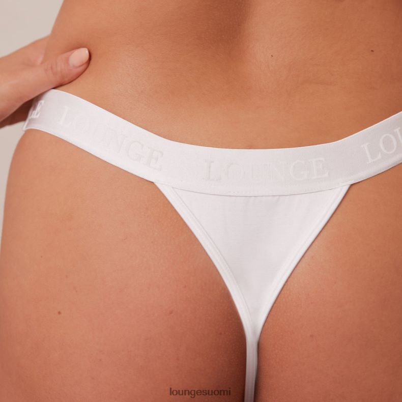 Lounge tyylikäs mindful string valkoinen alusvaatteet naiset D46R26633