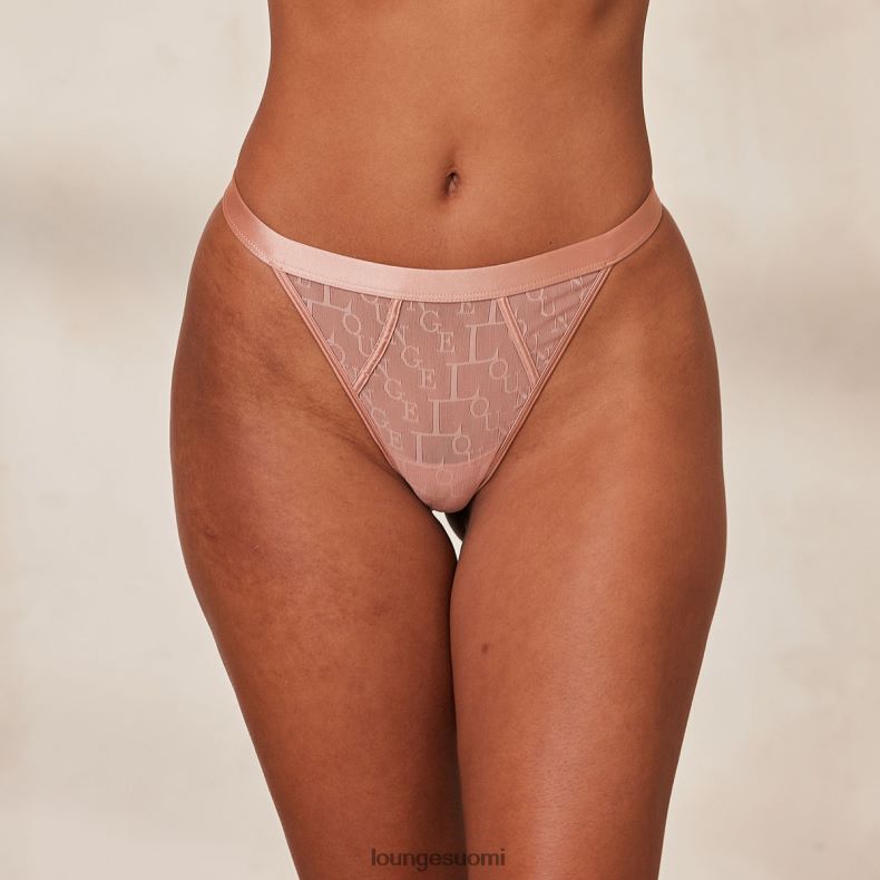Lounge tyylikäs stringi vaaleanpunainen alusvaatteet naiset D46R26304