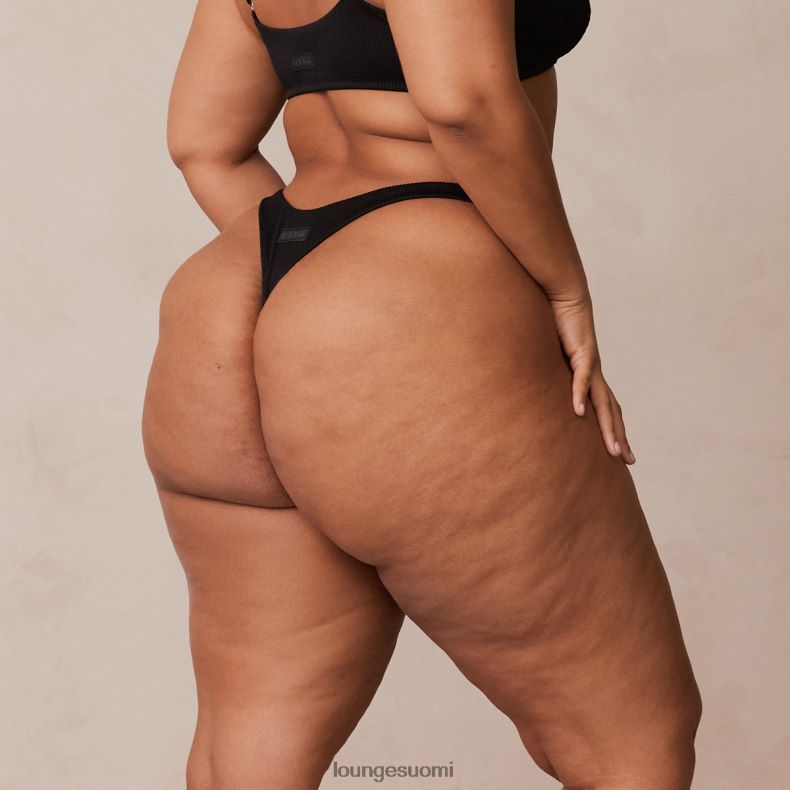 Lounge uurrettu kolmioremmi musta alusvaatteet naiset D46R26698