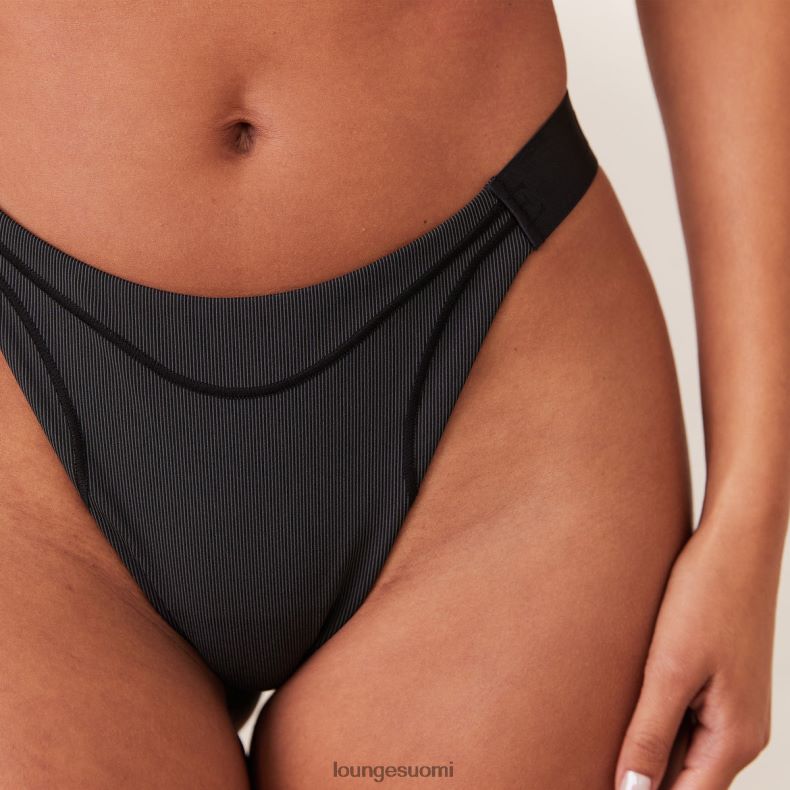 Lounge uurrettu mindful stringi musta alusvaatteet naiset D46R26451