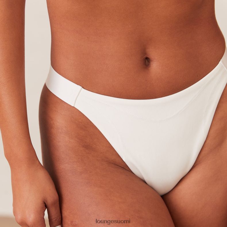 Lounge uurrettu mindful stringi valkoinen alusvaatteet naiset D46R26452