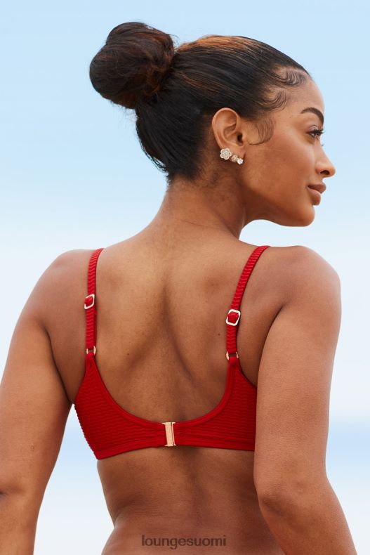 Lounge cali-kuvioinen bikinitoppi punainen uimapuvut naiset D46R26988