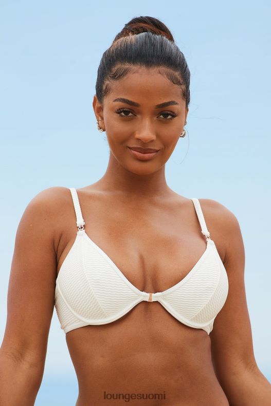 Lounge new york kuvioitu bikinitoppi kerma uimapuvut naiset D46R26976