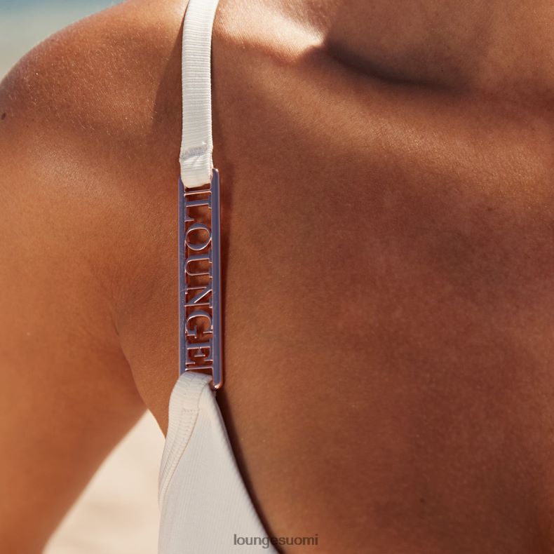 Lounge omaperäinen bikinipaita kerma uimapuvut naiset D46R261009