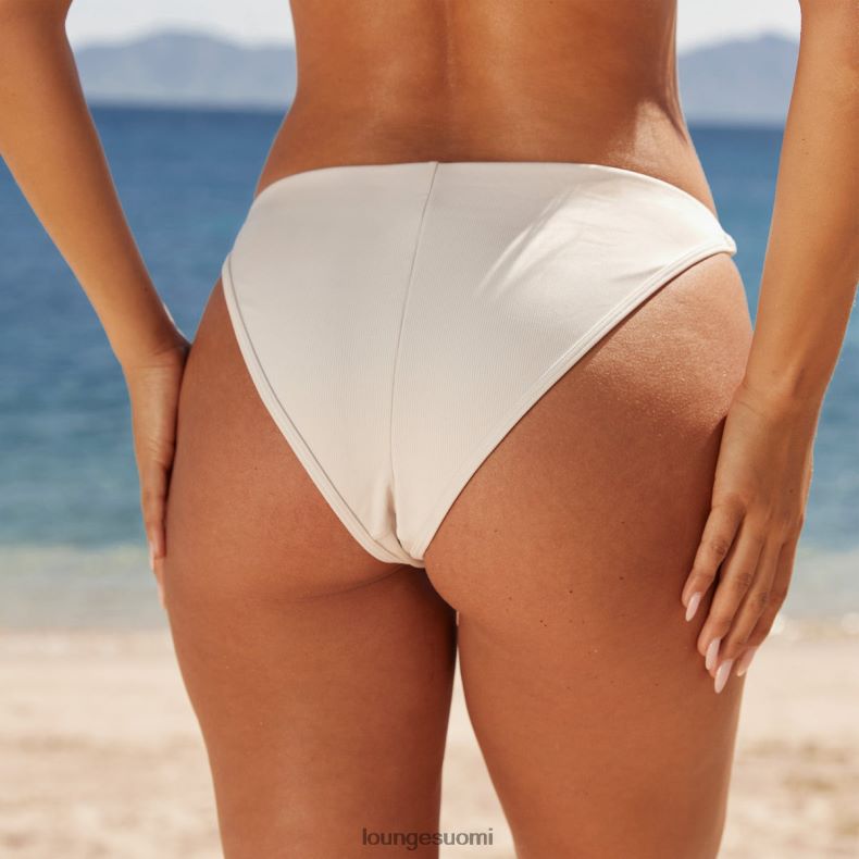 Lounge tunnusomaiset bikinihousut kerma uimapuvut naiset D46R261011