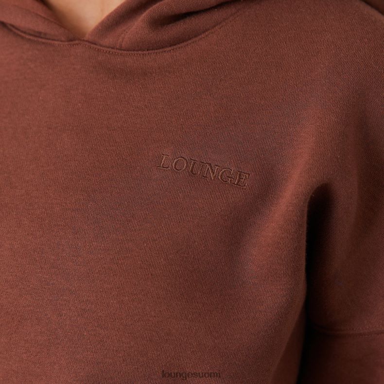 Lounge 365 ylisuuri huppari suklaa vaatteet naiset D46R26868