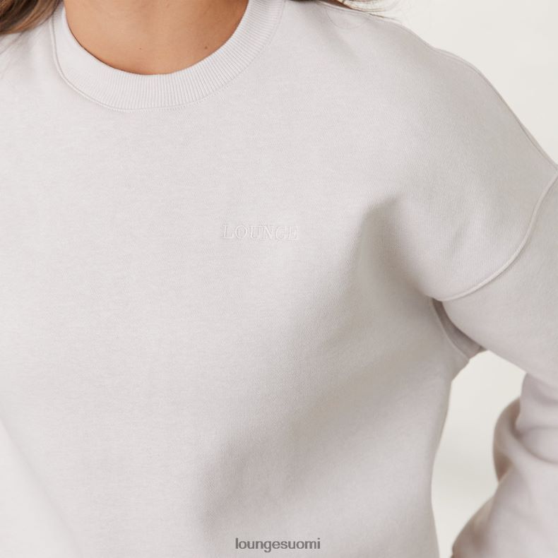 Lounge 365 ylisuuri pyöreä kaulapusero kivi vaatteet naiset D46R26871