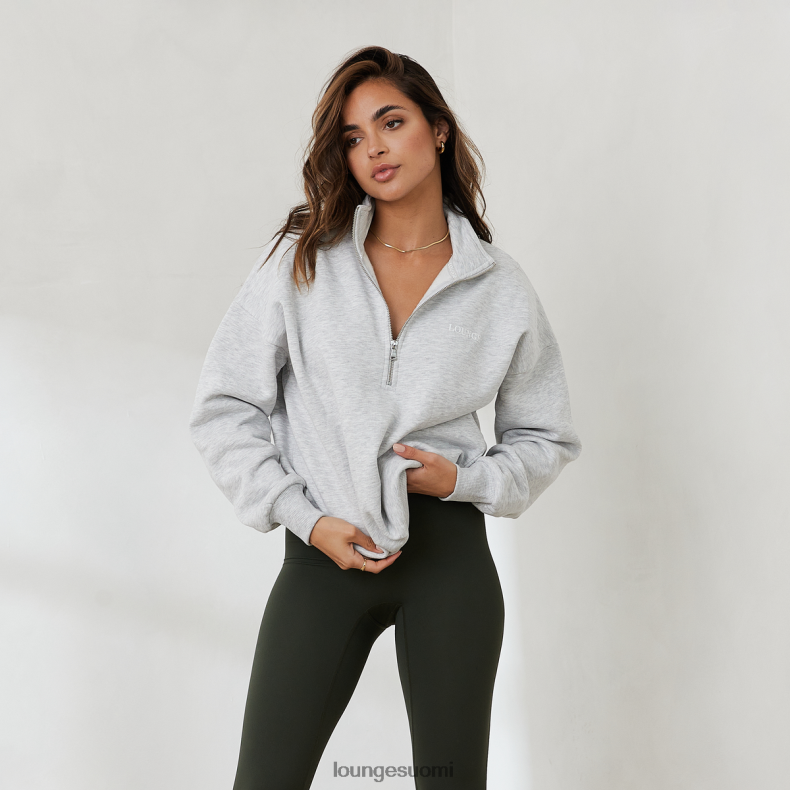 Lounge välttämätön ylimitoitettu neljännesvetoketjupusero pakkasmelangia vaatteet naiset D46R26887