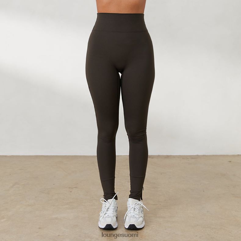 Lounge vetoketjulliset nilkka leggingsit x jess hunt pesty mustaksi vaatteet naiset D46R26804