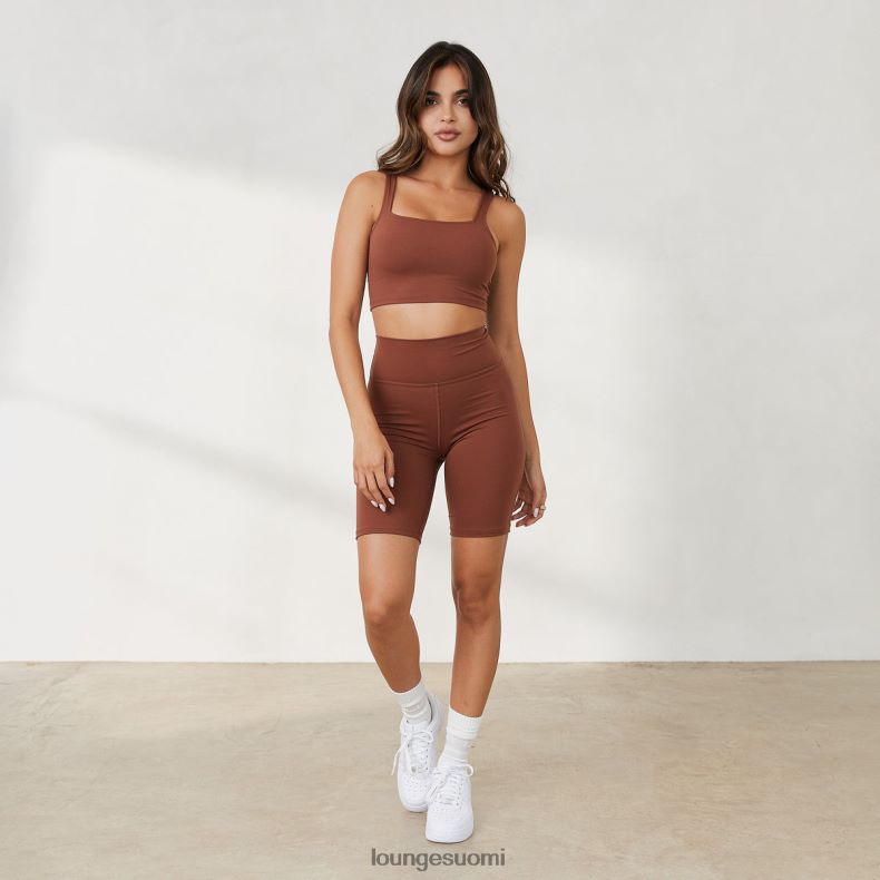 Lounge 365 sekunnin nahkaiset pyöräilyshortsit suklaa vaatteet naiset D46R26914