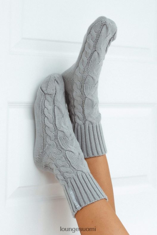 Lounge mukavat neulotut sukat harmaa vaatteet naiset D46R26935