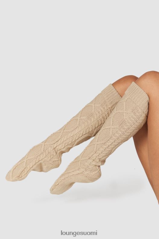 Lounge polvea korkeat mukavat neulotut sukat minkki vaatteet naiset D46R26940