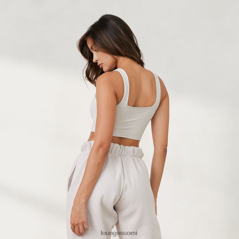 Lounge 365 sekunnin nahkainen toppi kivi vaatteet naiset D46R26856